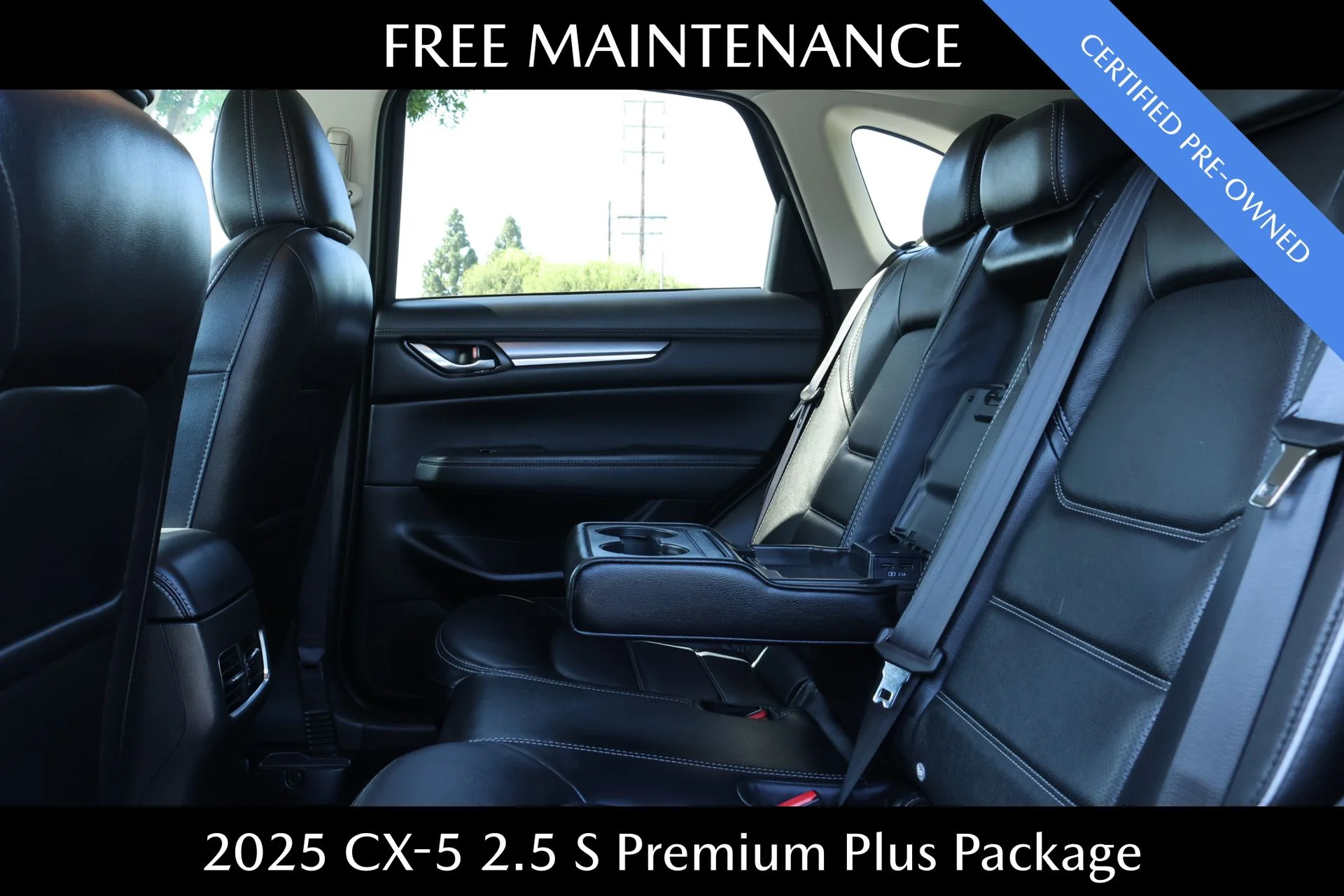 Certified Used 2025 Black Mazda 2.5 S Premium Plus Package image 21