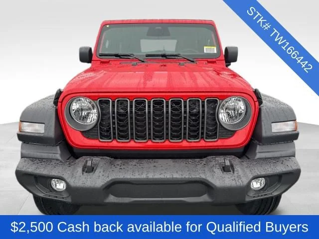New 2026 Firecracker Red Clear-Coat Exterior Paint Jeep Sport S image 2