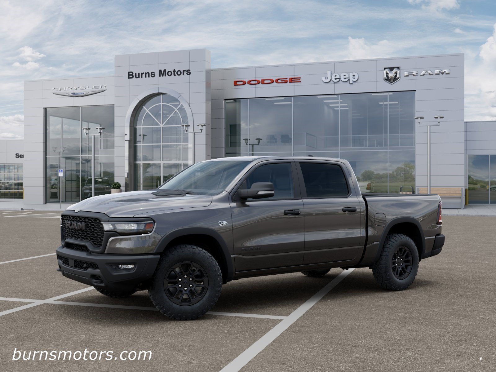 New 2026 Granite Crystal Metallic Clear-Coat Exterior Paint RAM Rebel image 2