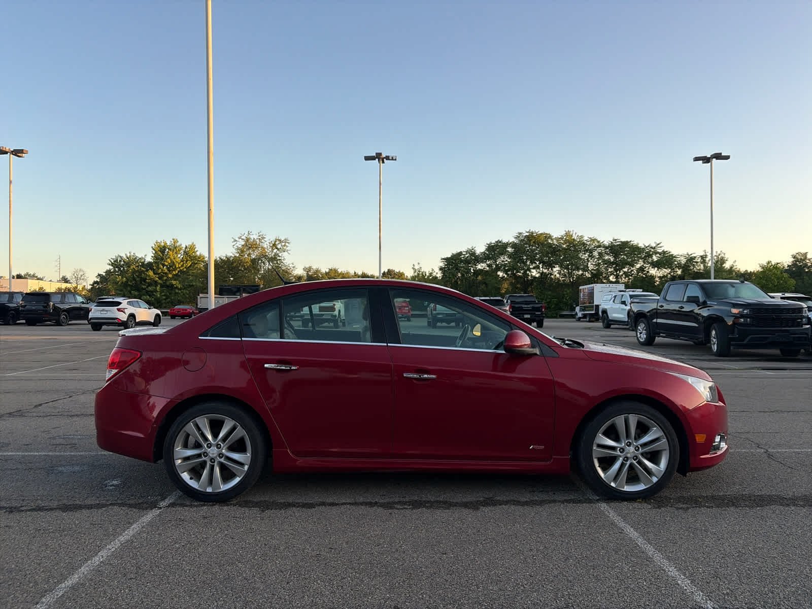 Used 2014 Crystal Red Tintcoat Chevrolet LTZ image 3