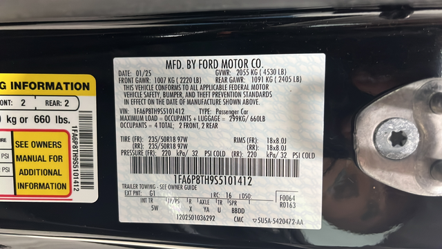 Used 2025 Shadow Black Ford EcoBoost Premium image 28