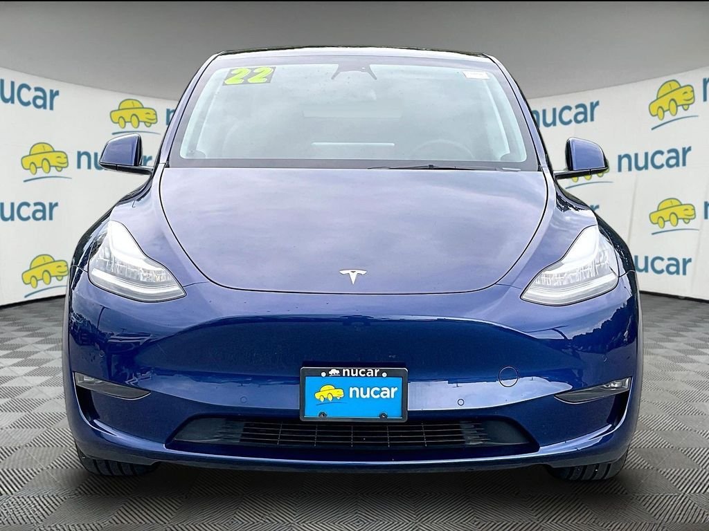Used 2022 Tesla Model Y Long Range with VIN 7SAYGDEEXNA021232 for sale in Saint Albans City, VT