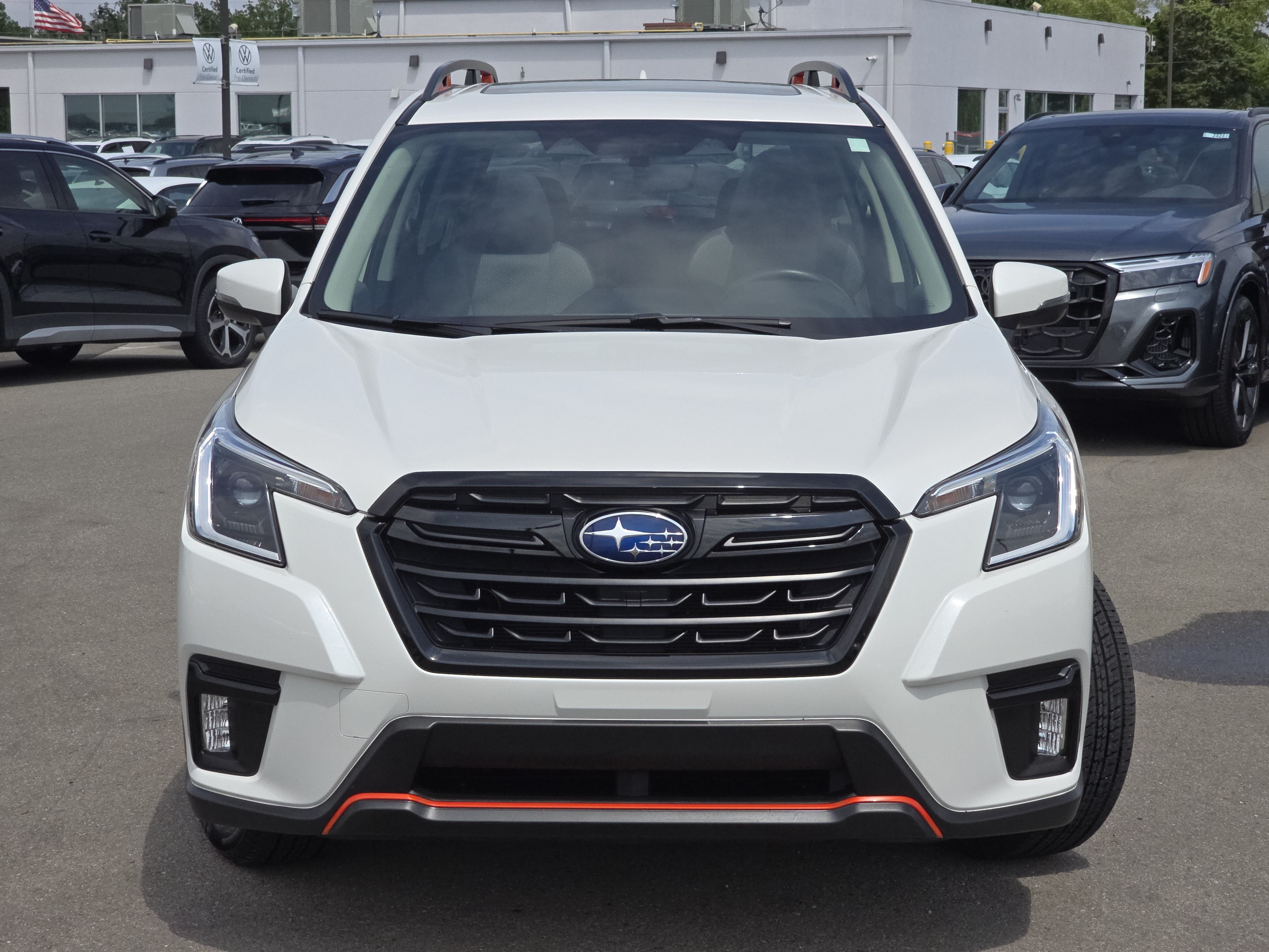 Certified Used 2022 Crystal White Pearl Subaru Sport image 2