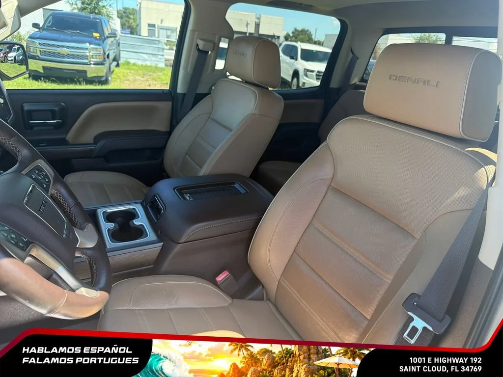 Used 2017 WHITE FROST TRICOAT GMC Denali image 14