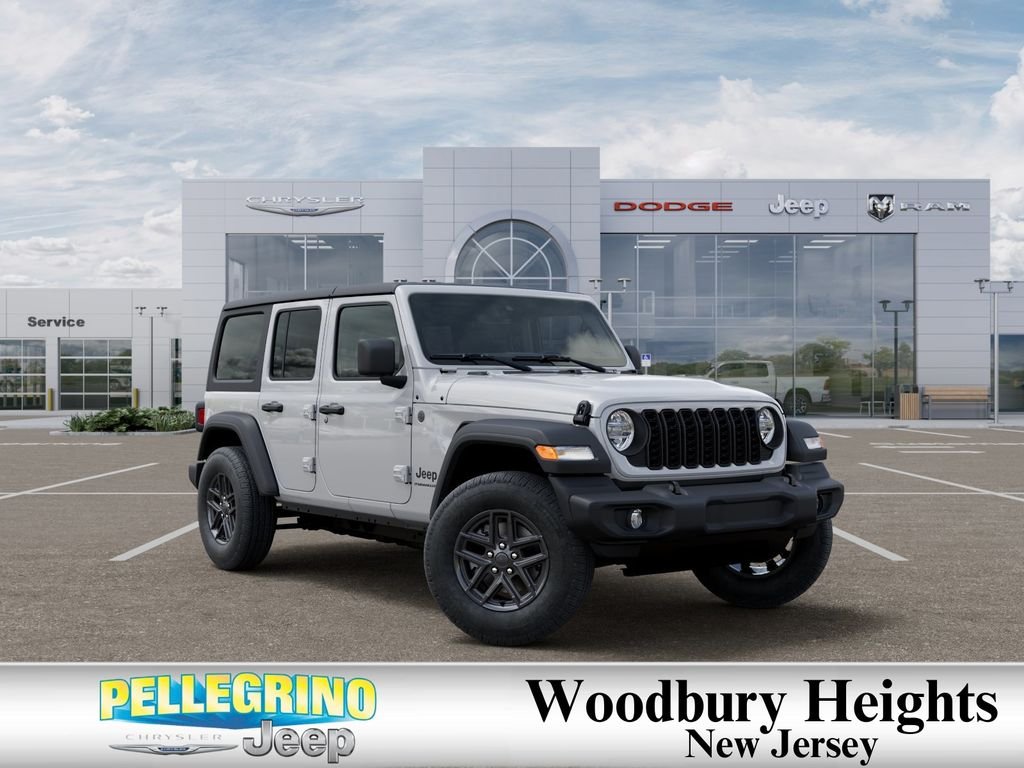 New 2026 Bright White Clear-Coat Exterior Paint Jeep Sport S image 5