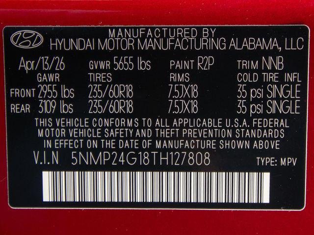 New 2026 Red Hyundai SEL image 15