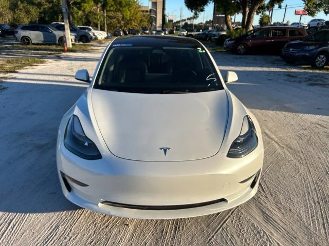 Used 2023 Pearl White Multi-Coat Tesla Base image 14