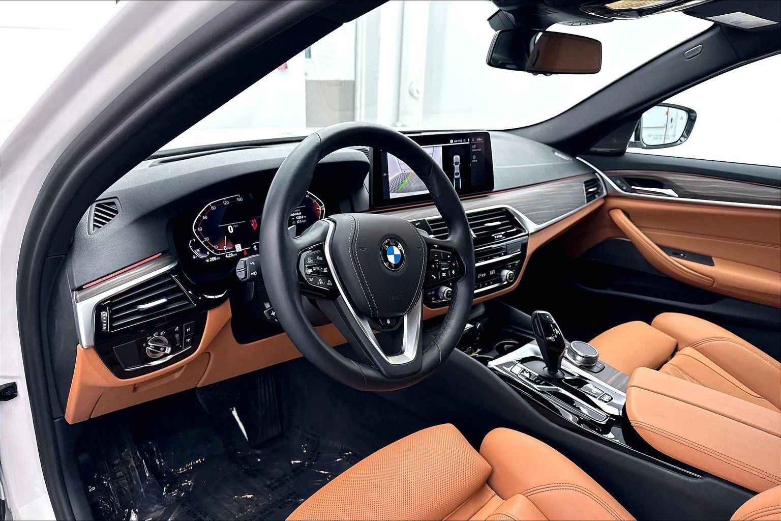 Certified Used 2023 Mineral White Metallic BMW 540i xDrive image 14