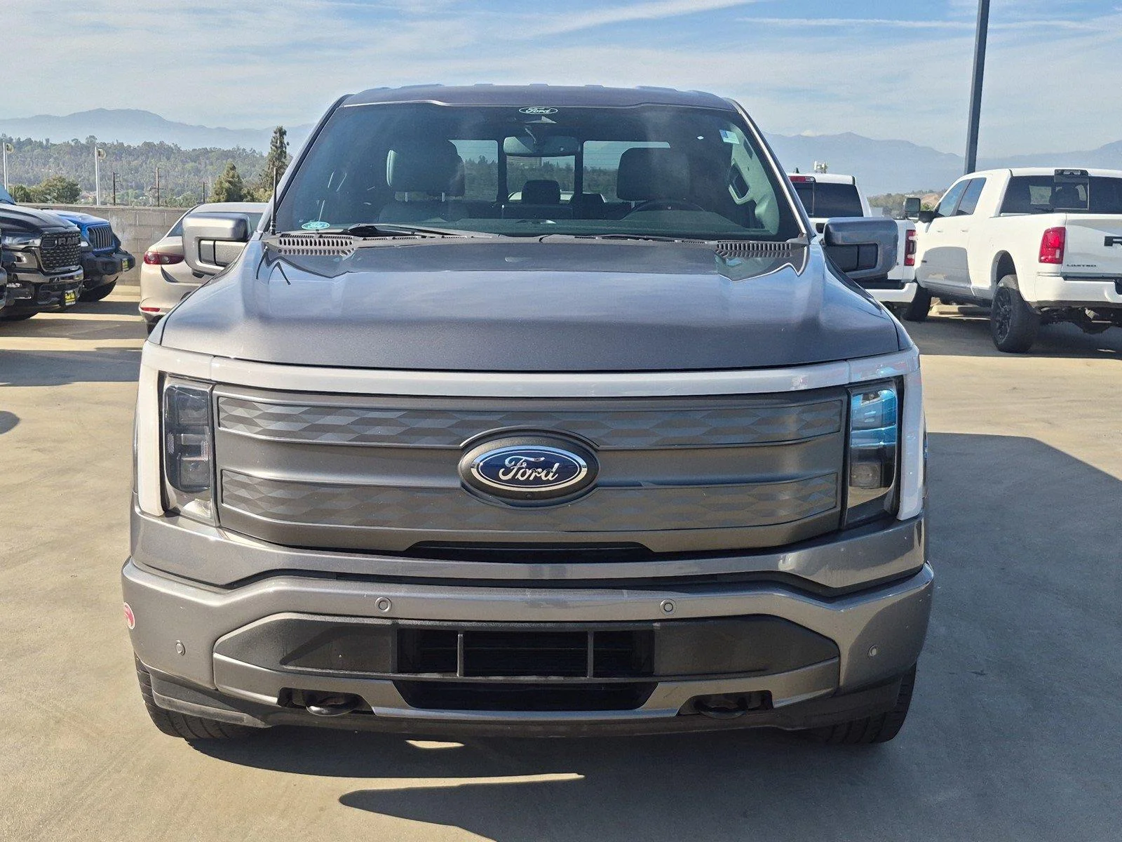 Used 2022 Ford F-150 Lightning Lariat with VIN 1FTVW1EL7NWG13623 for sale in City of Industry, CA
