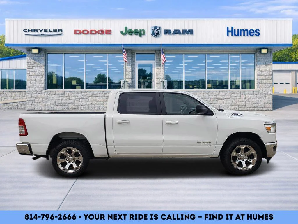 Used 2022 Bright White Clearcoat Ram Big Horn image 2