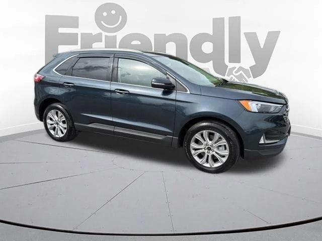 Used 2023 Blue Ford Titanium image 13