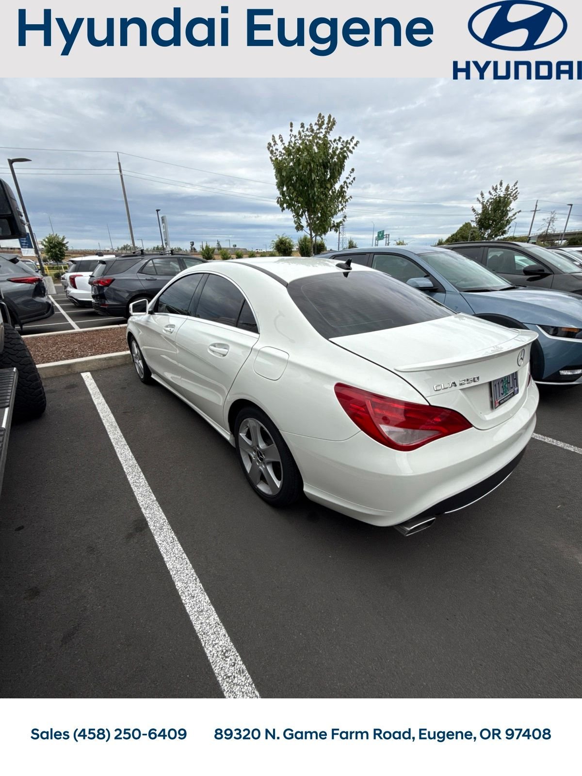 Used 2015 White Mercedes-Benz CLA 250 image 3