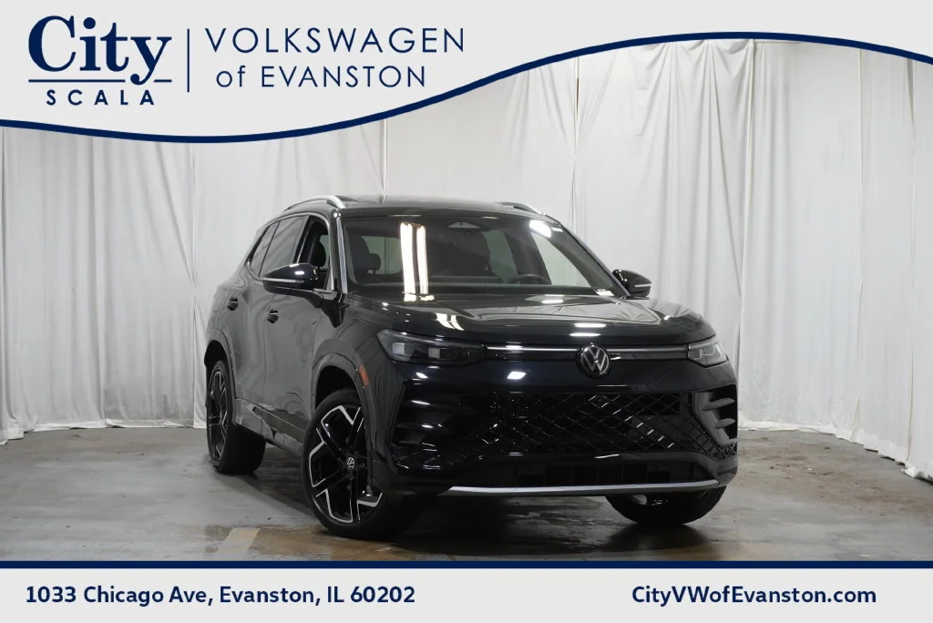 Certified Used 2025 Black Volkswagen 2.0T SEL R-Line image 1