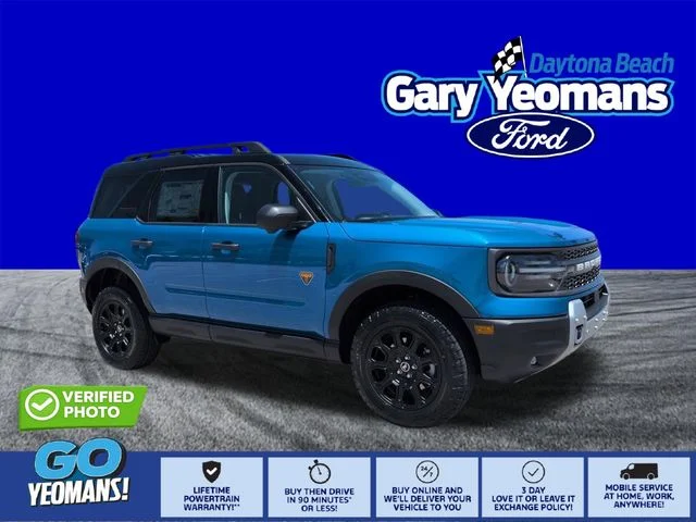 New 2026 Velocity Blue Metallic Ford Badlands® image 1