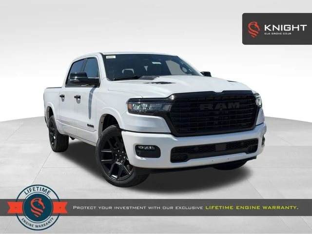 New 2026 Ivory White Tri-Coat Pearl-Coat Exterior Paint RAM Laramie image 1