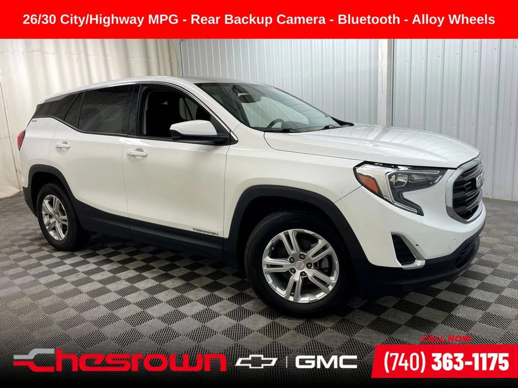 Certified Used 2019 SUMMIT WHITE GMC SLE image 1