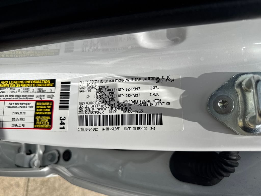 Certified Used 2024 White Toyota TRD Off-Road image 36
