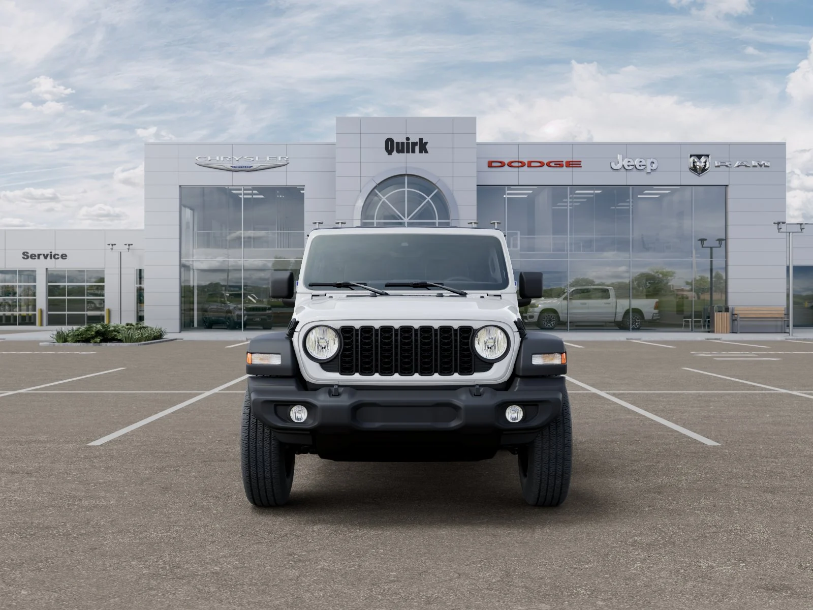 New 2026 Bright White Clearcoat Jeep Sport image 32
