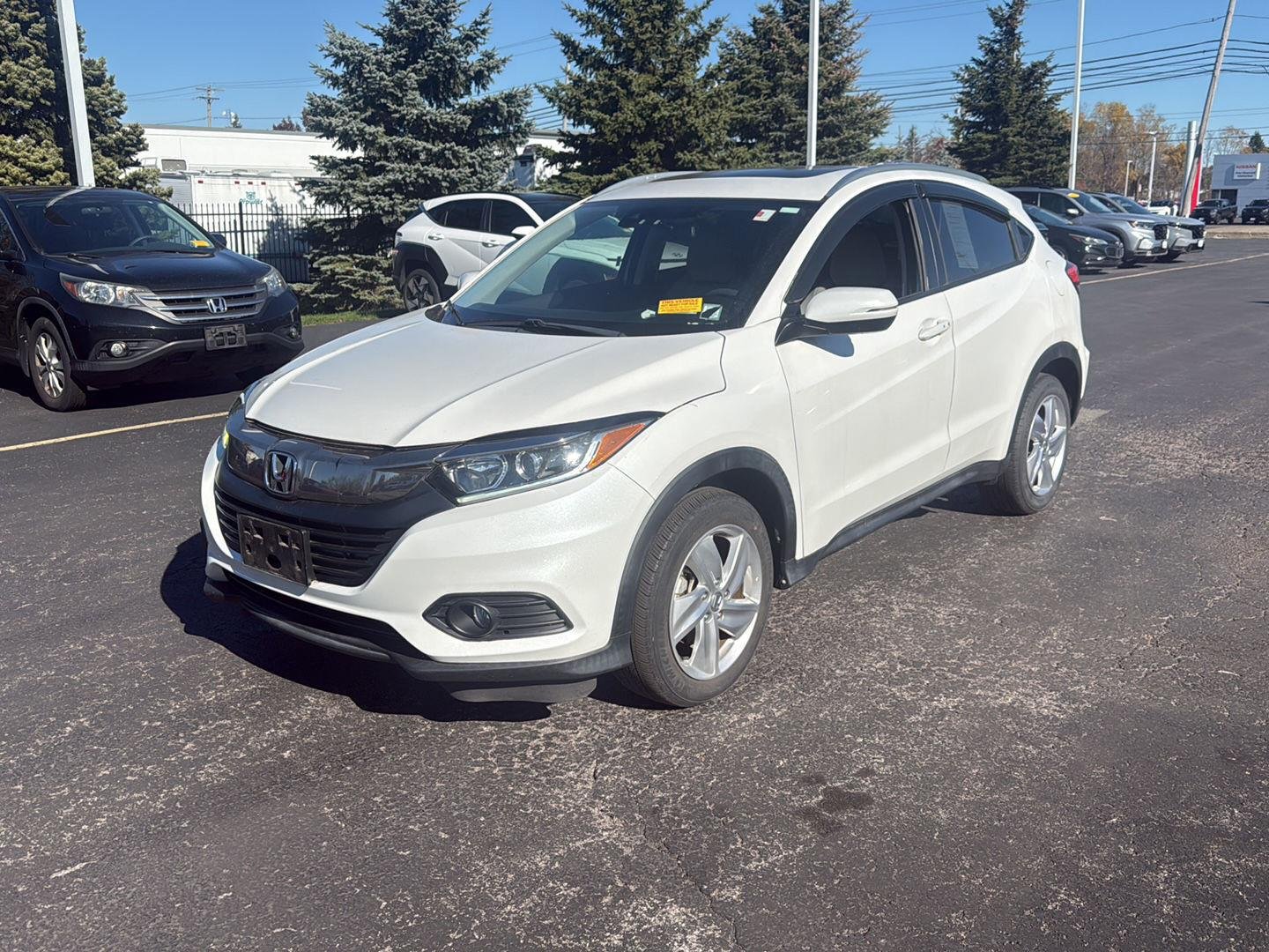 Used 2019 Platinum White Pearl Honda EX image 2