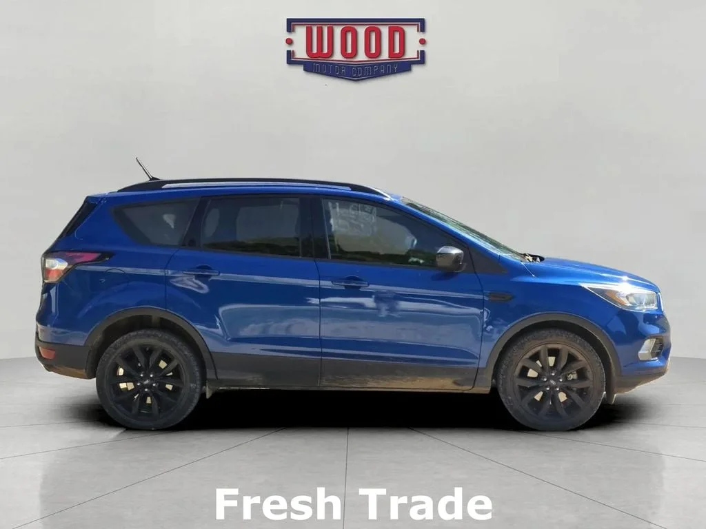 Used 2018 Lightning Blue Metallic Ford SE image 6