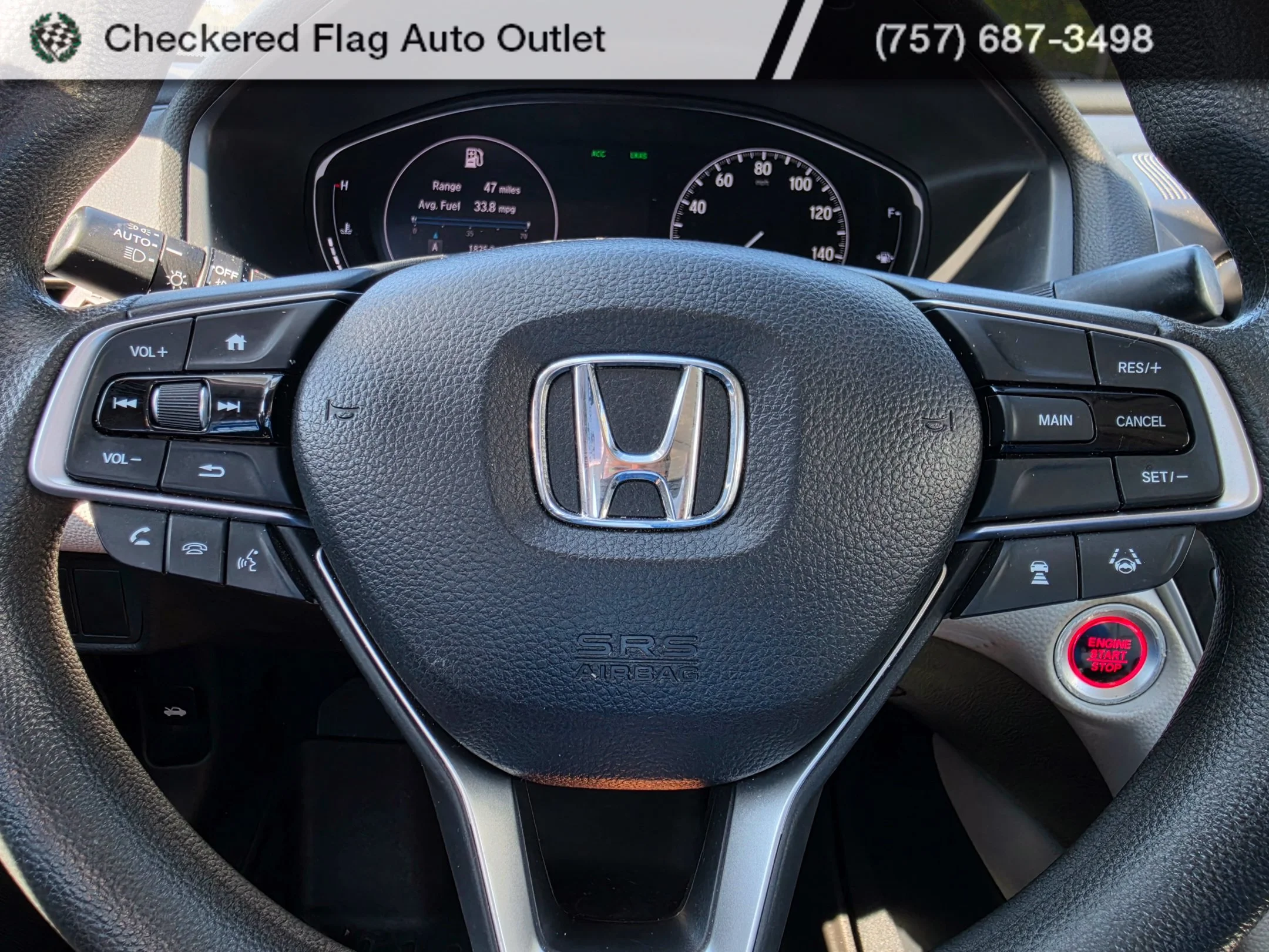 Used 2020 Radiant Red Metallic Honda EX image 14