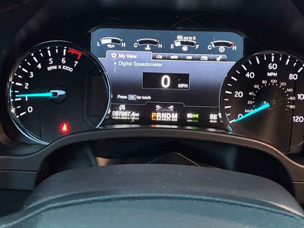 Used 2018 Shadow Black Ford Limited image 12