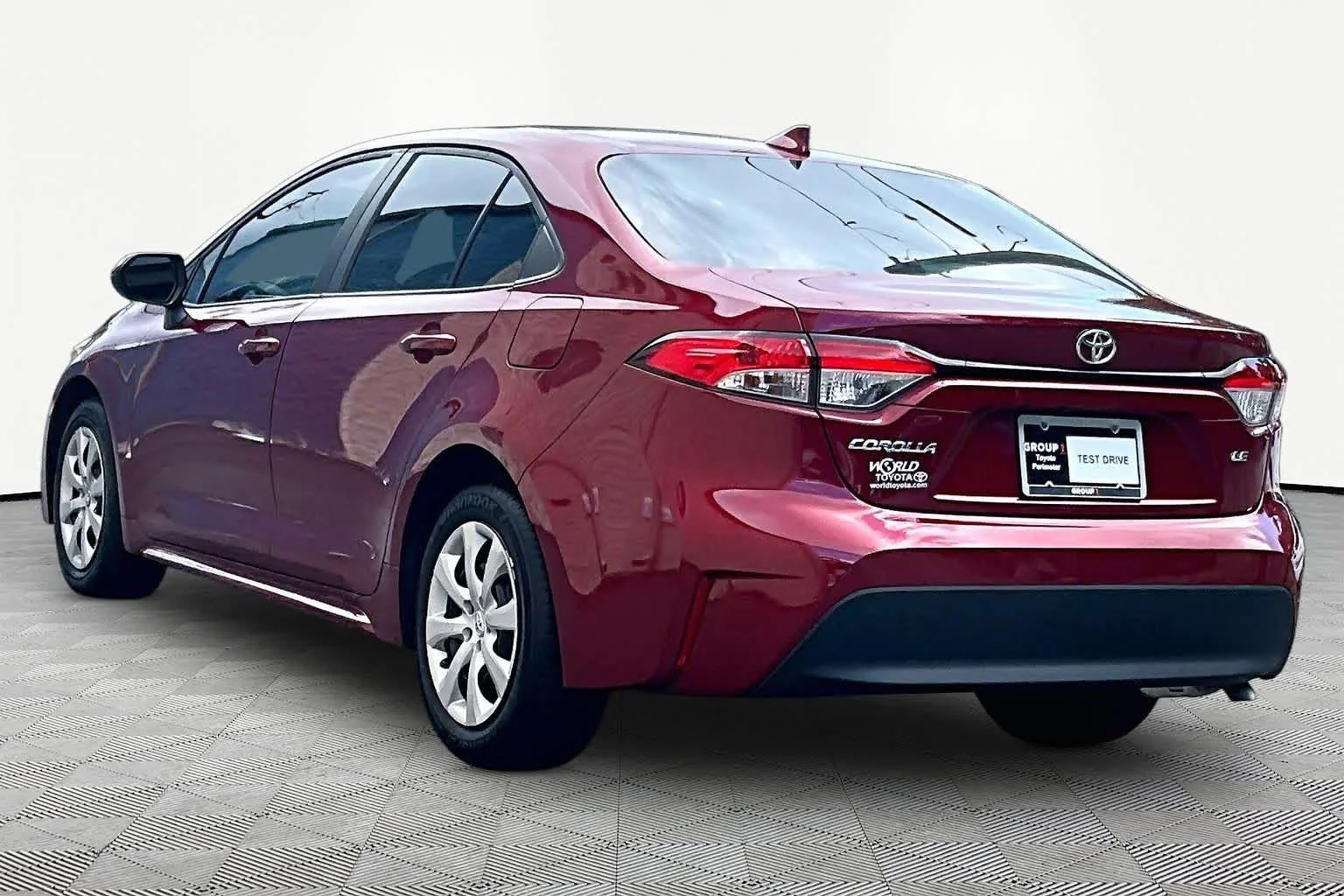 Used 2024 Ruby Flare Pearl Toyota LE image 12