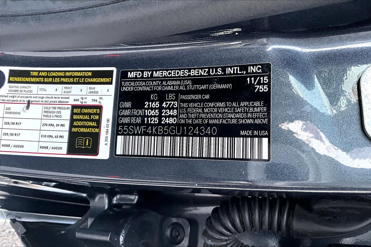 Used 2016 Steel Gray Metallic Mercedes-Benz C 300 image 33
