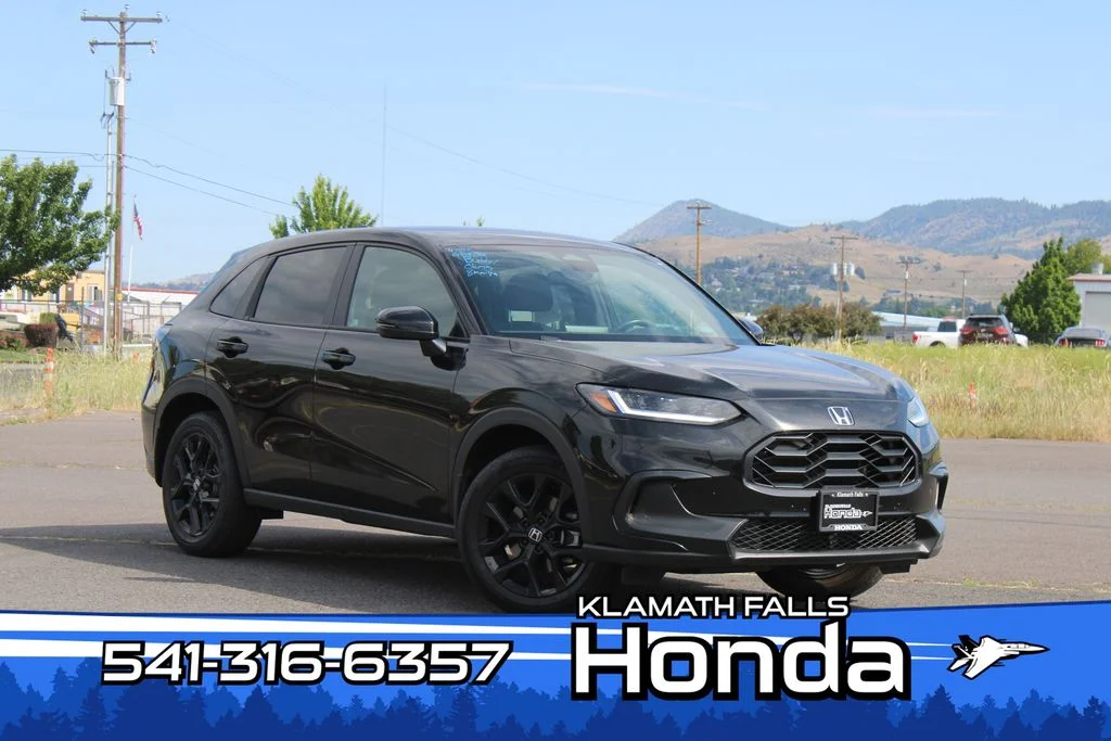 Certified Used 2024 Crystal Black Pearl Honda Sport image 1