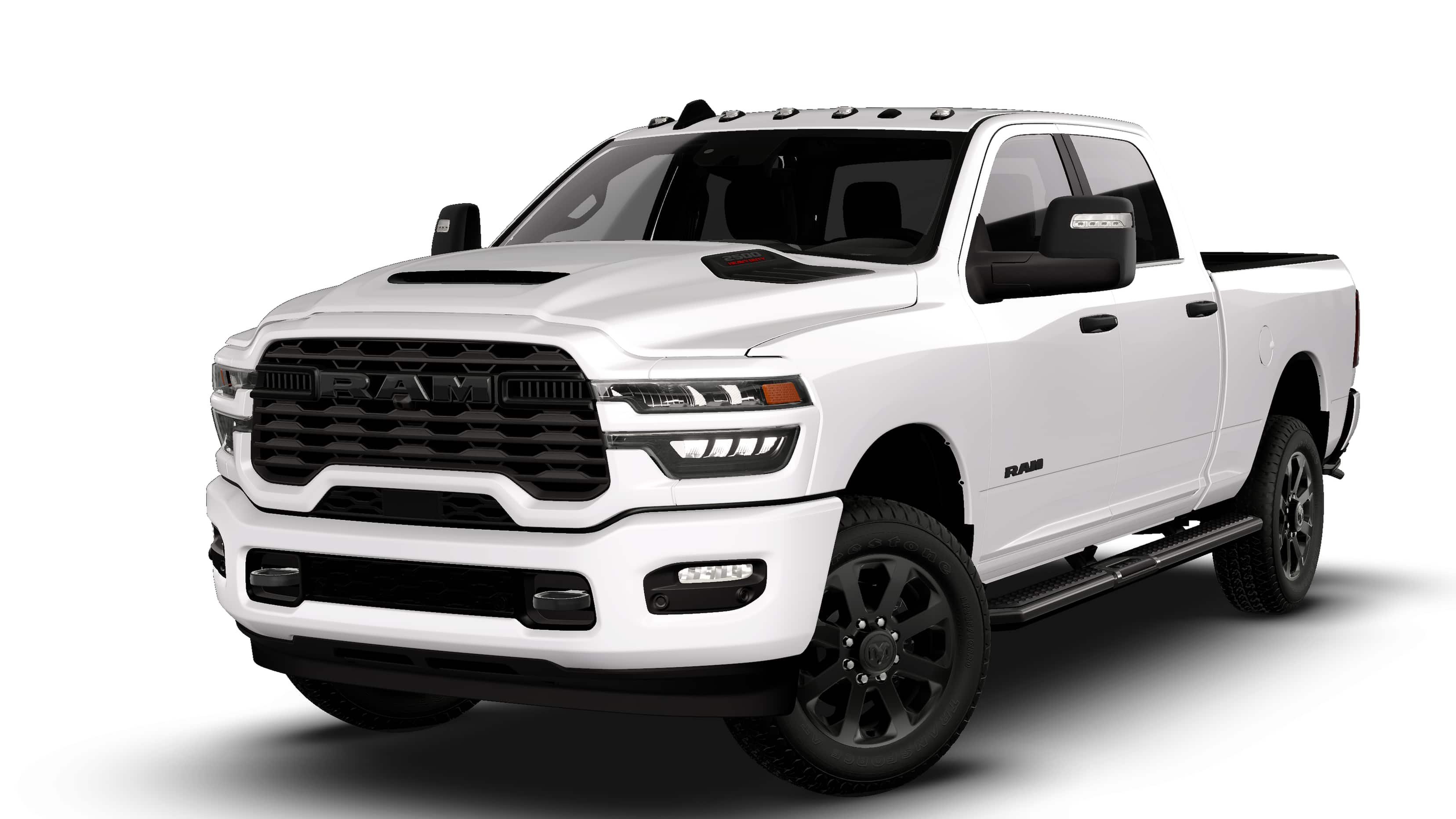 New 2026 Bright White Clear-Coat Exterior Paint RAM Big Horn image 13