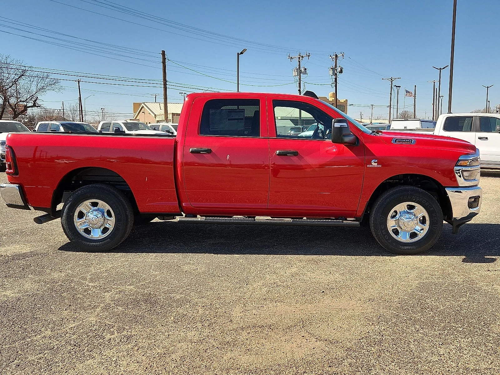 New 2026 PR4 Flame Red C Ram TRADESMAN CREW CAB 4X2 6