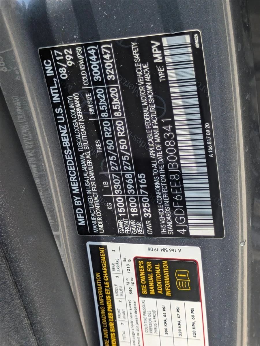 Used 2018 Selenite Grey Metallic Mercedes-Benz GLS 450 image 19