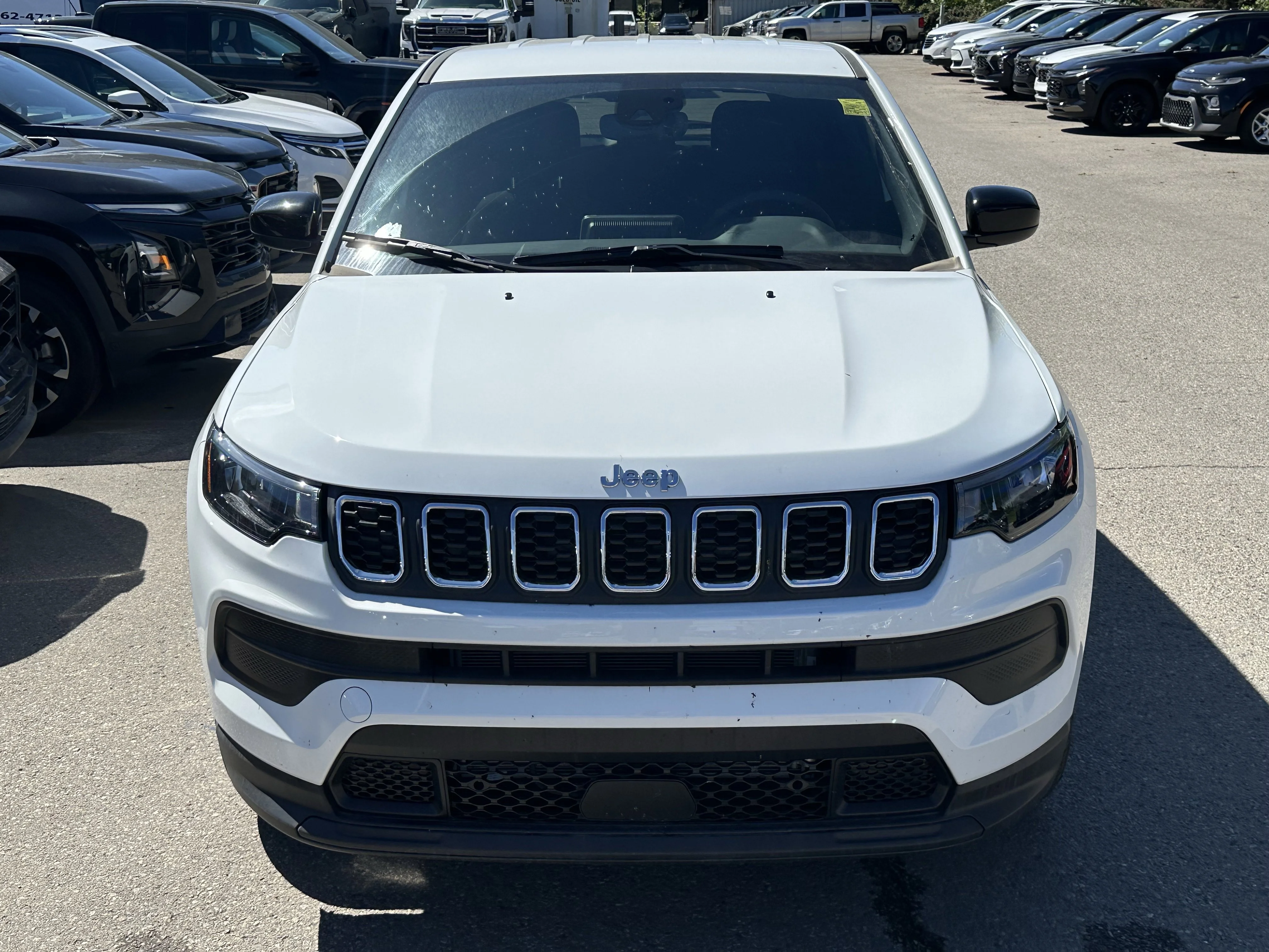 Certified Used 2026 Bright White Jeep Sport image 2