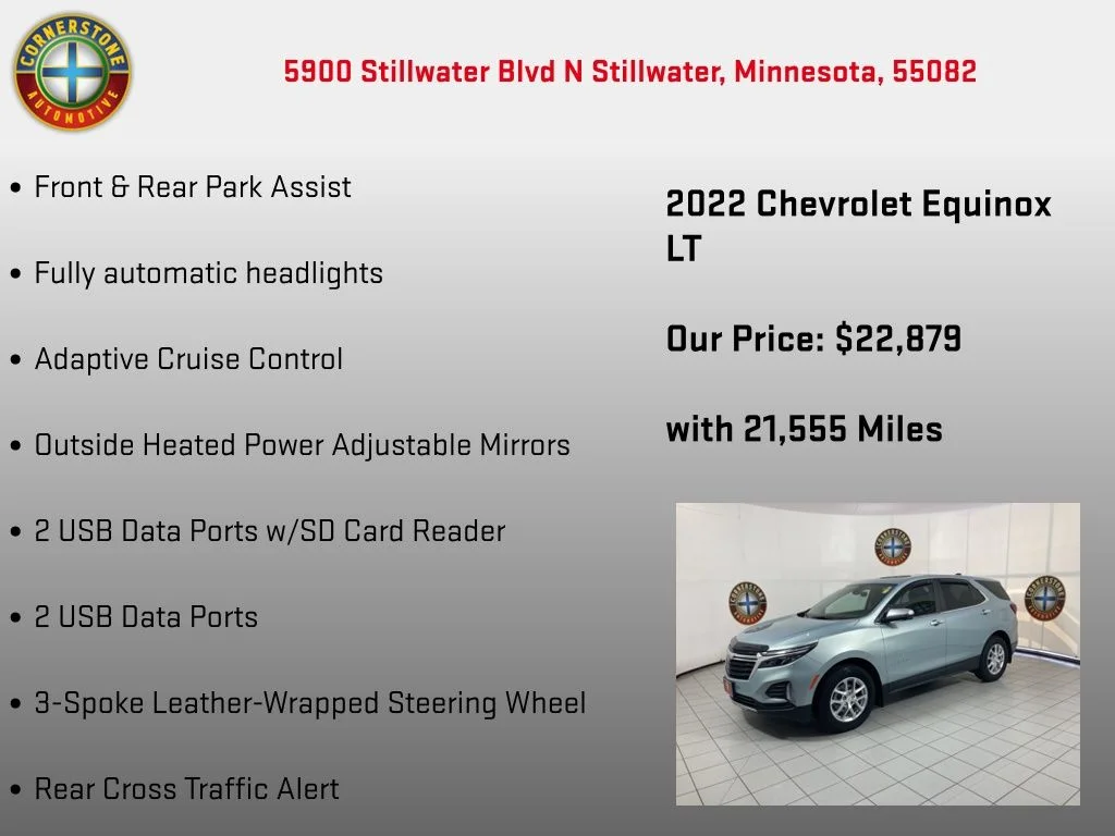 Used 2022 Blue Chevrolet LT image 30