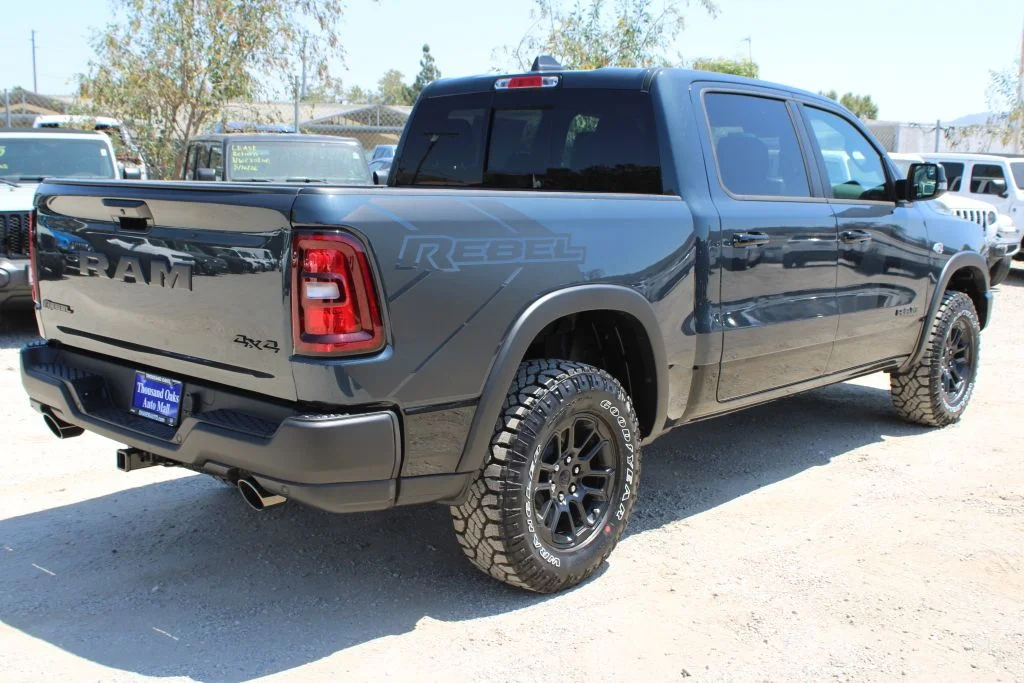 New 2026 Forged Blue Metallic Exterior Paint Ram Rebel image 4