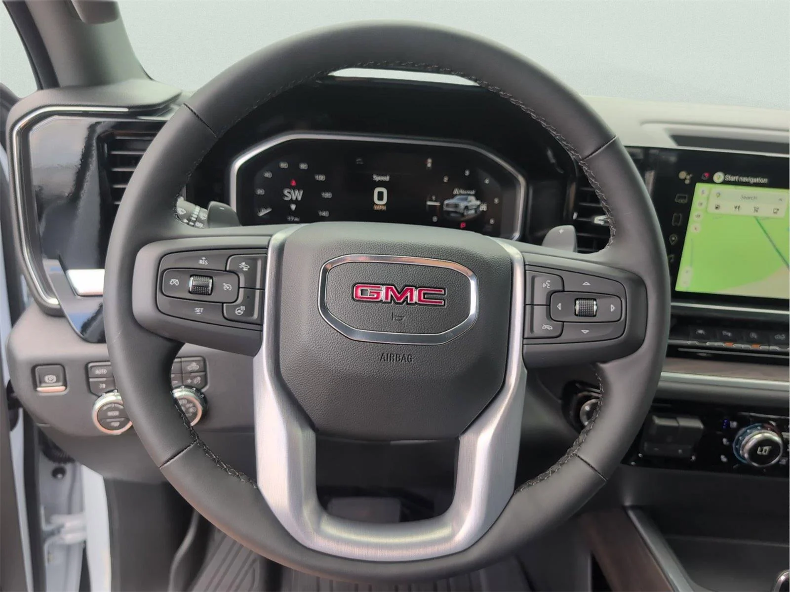 New 2026 Glacier White Tricoat GMC SLT image 13