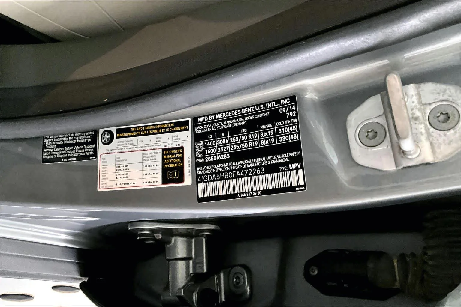 Used 2015 Palladium Silver Metallic Mercedes-Benz ML 350 image 31