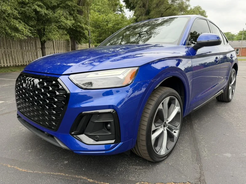 Certified Used 2023 Ultra Blue Metallic Audi S line Premium Plus image 3