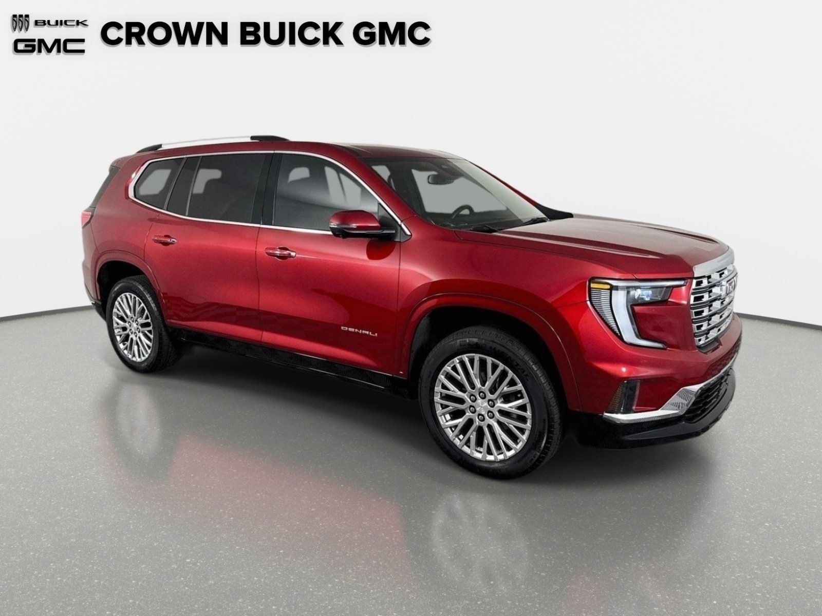 Used 2025 Volcanic Red Tintcoat GMC Denali image 3