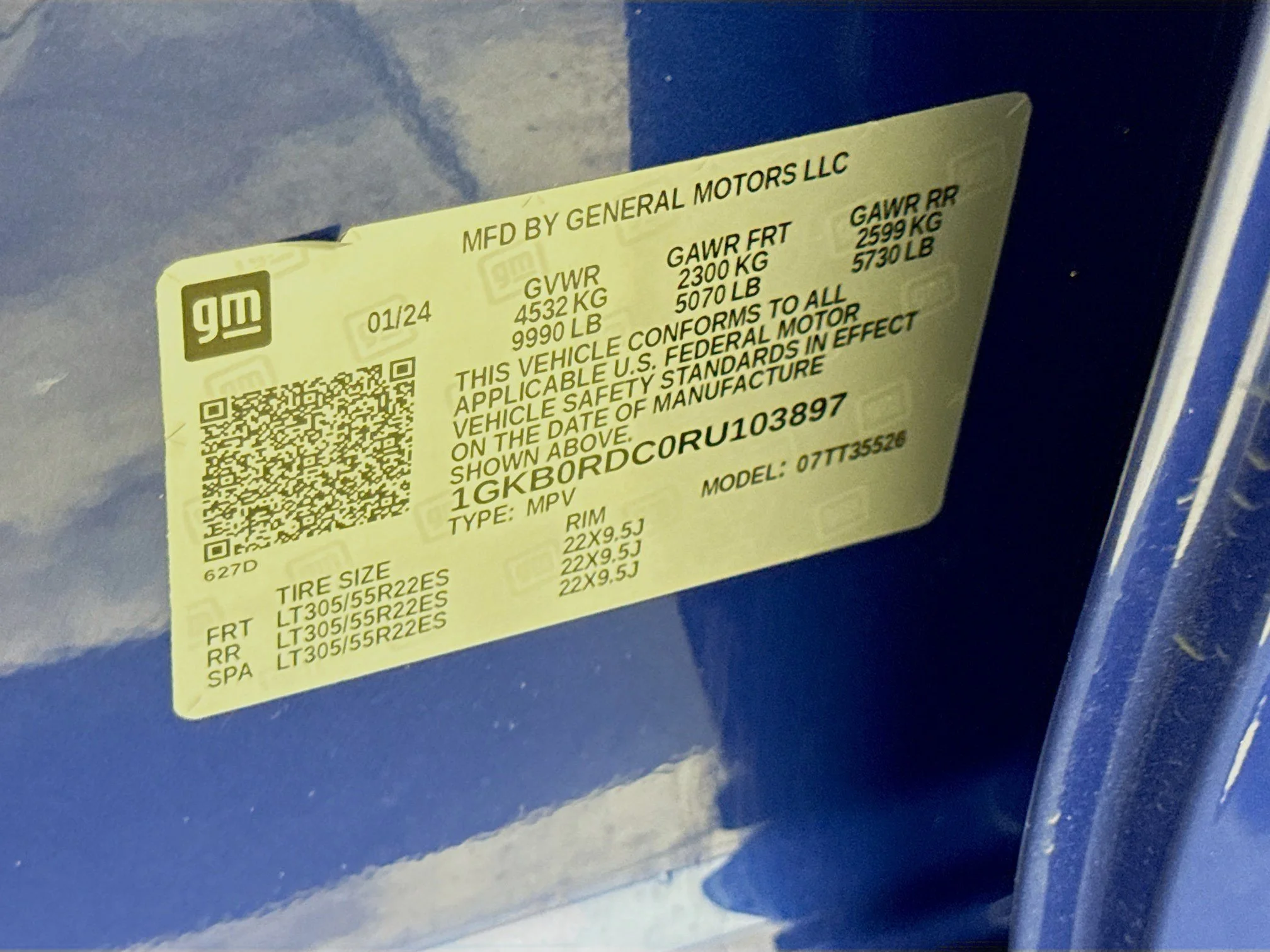 Used 2024 Supernova Metallic (Dark Blue) GMC 3X image 35