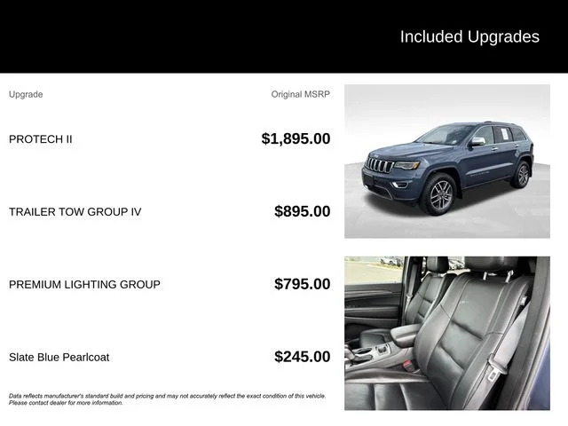 Used 2020 Blue Jeep Limited image 5