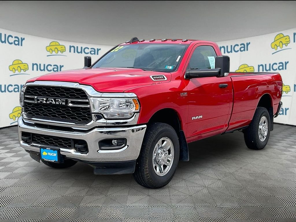 Used 2022 Flame Red Clearcoat Ram Tradesman image 3