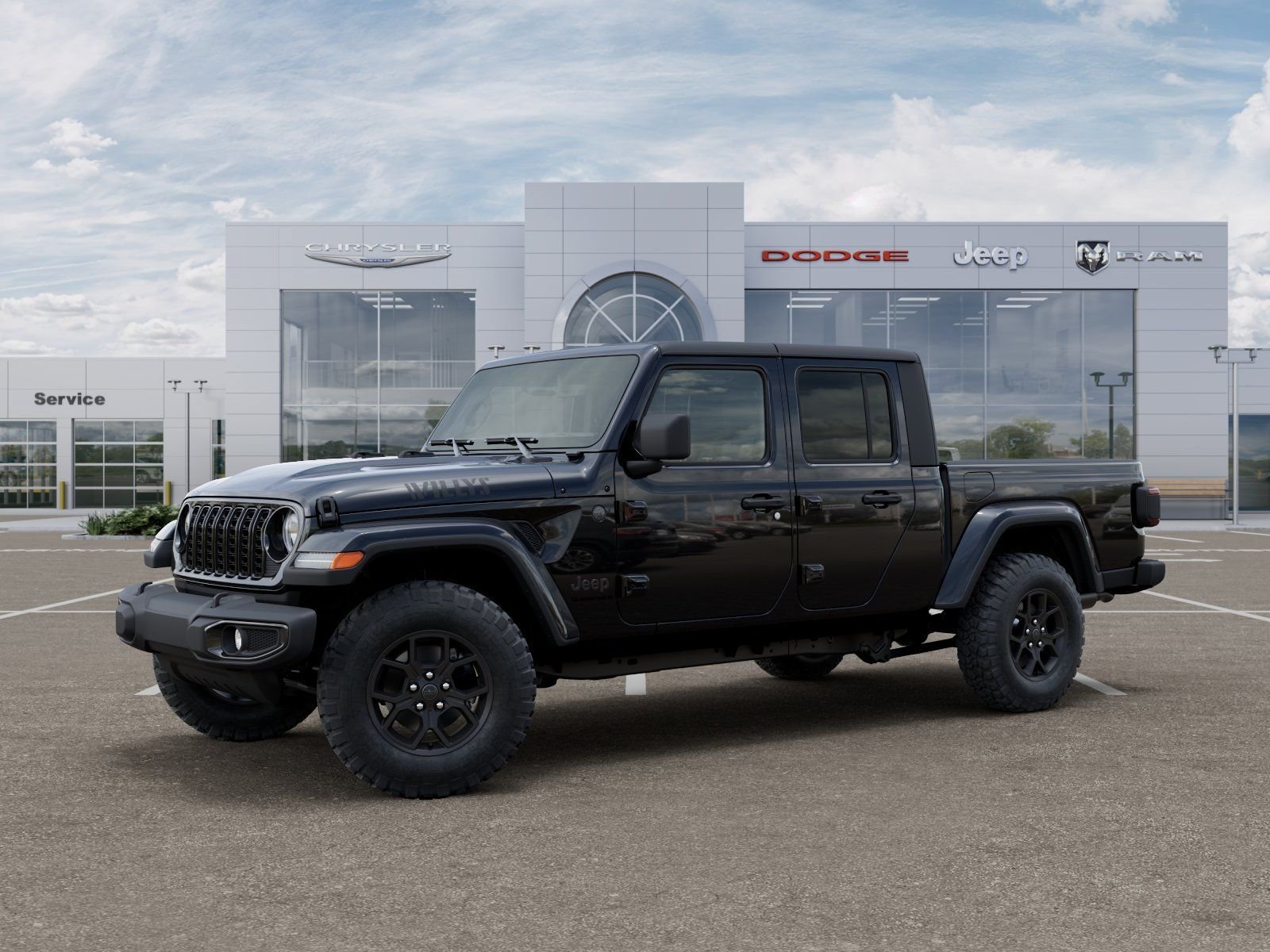 New 2026 Black Jeep Willys image 2