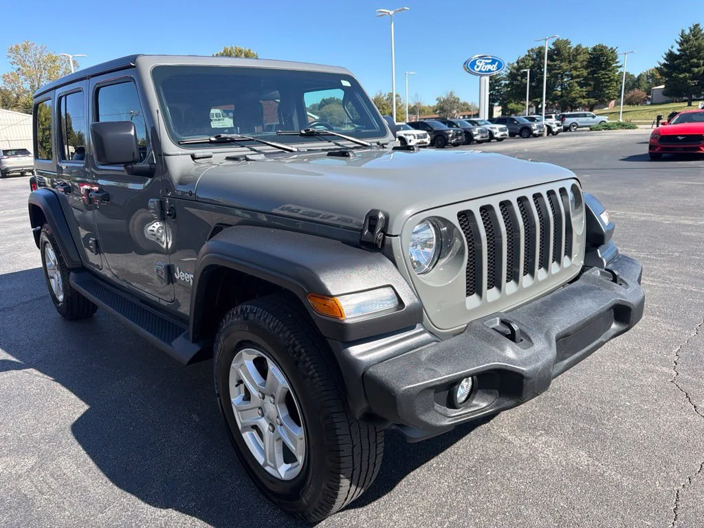 Used 2020 Gray Clearcoat Jeep Unlimited Sport S image 7