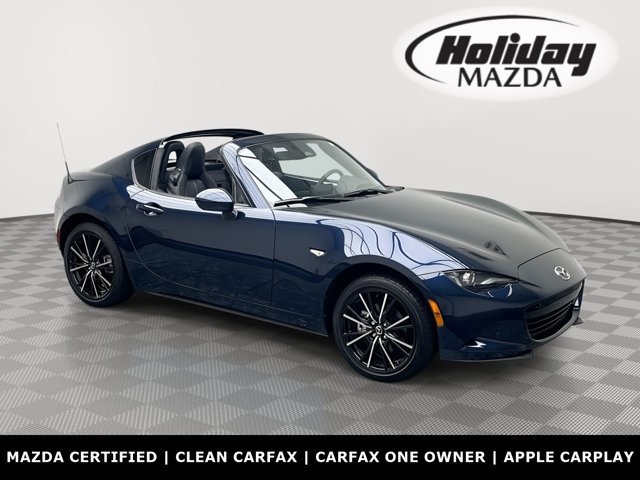 Certified Used 2025 Deep Crystal Blue Mica Mazda Grand Touring image 1