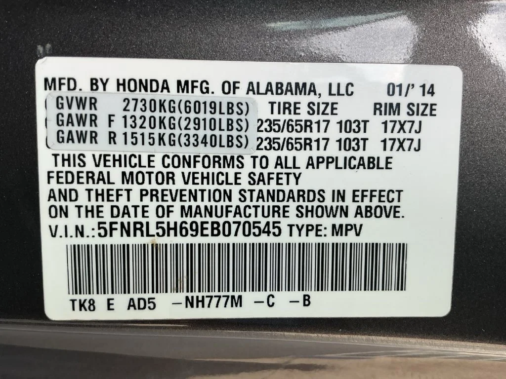 Used 2014 Silver Honda EX-L image 30