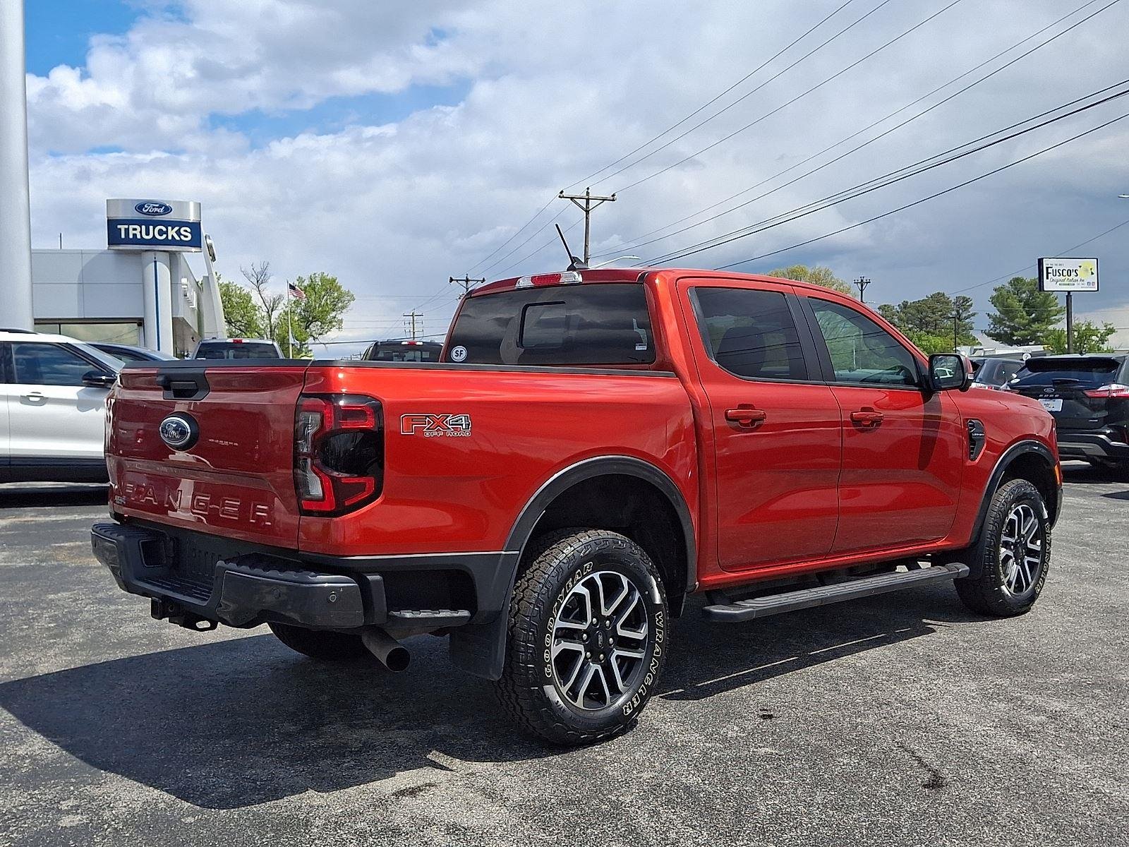 Certified Used 2024 Hot Pepper Red Tinted Clearcoat Ford LARIAT image 6