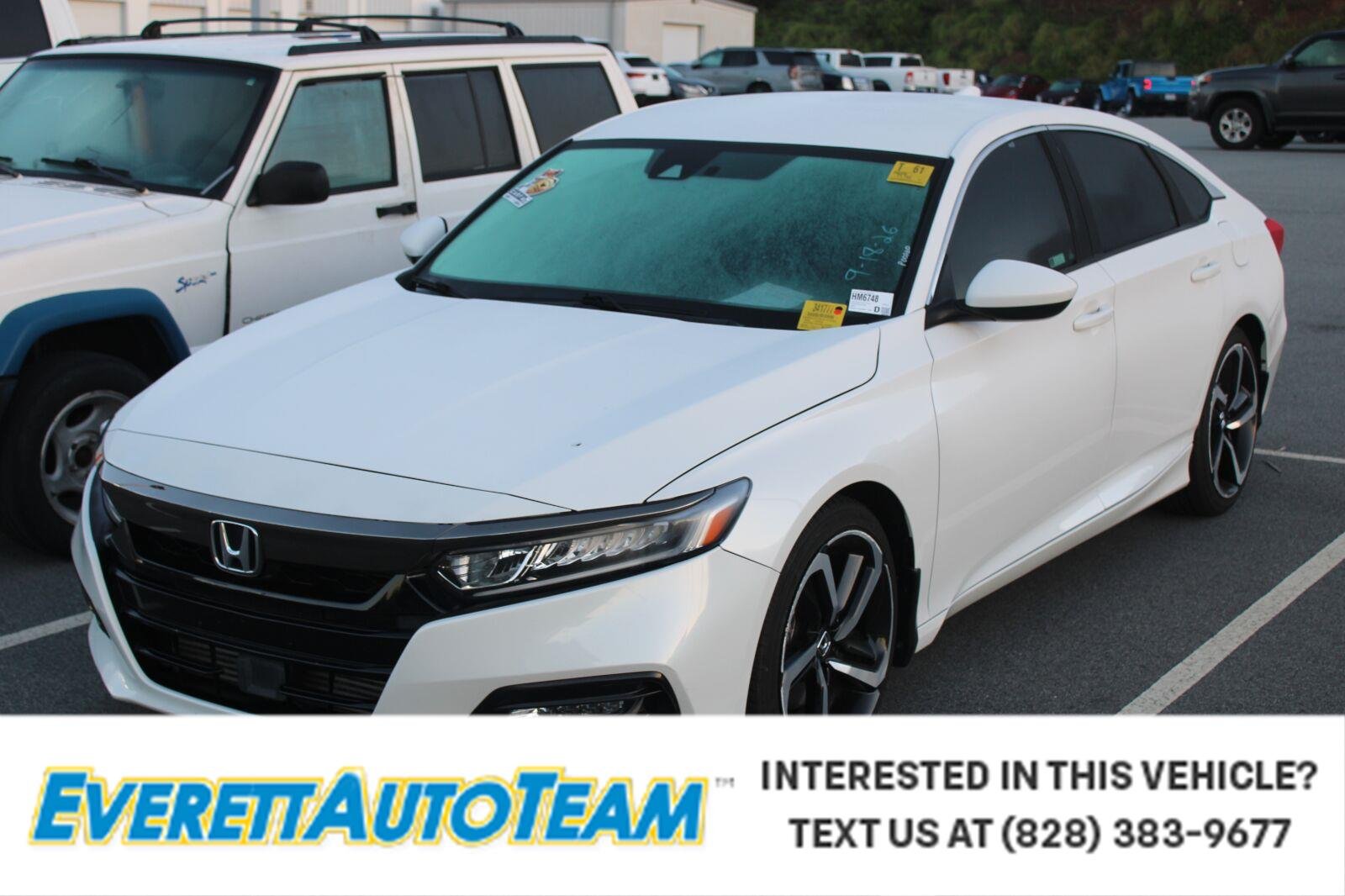 Used 2020 Platinum White Pearl Honda Sport image 1