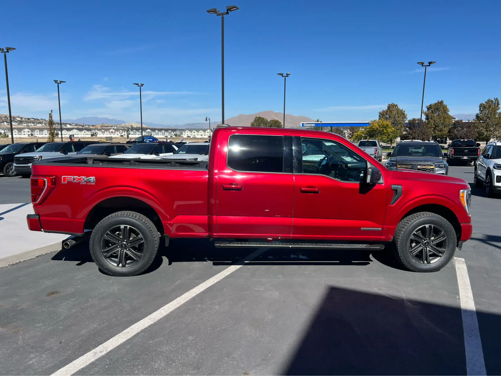 Certified Used 2022 Rapid Red Metallic Tinted Clearcoat Ford XLT image 6