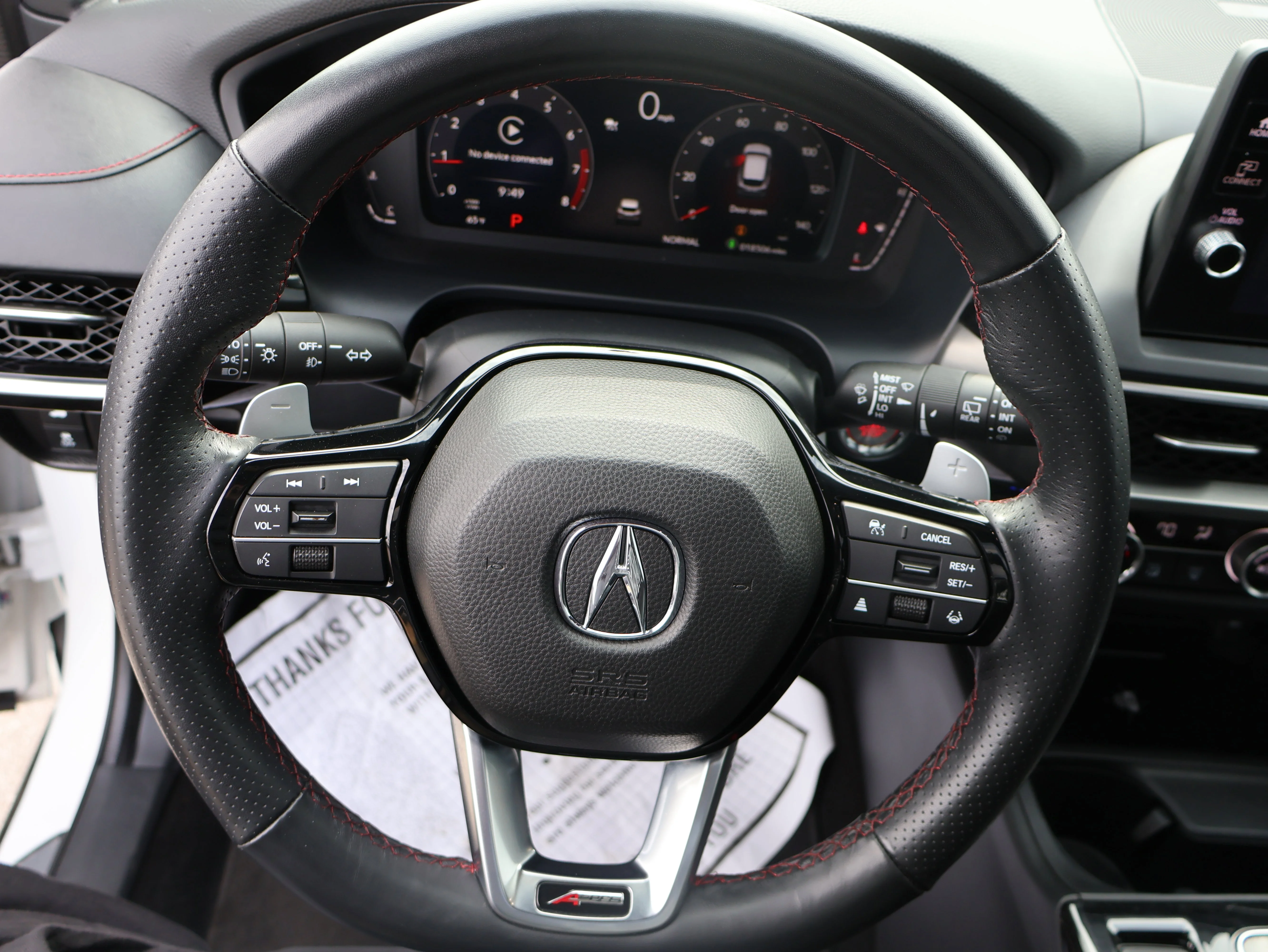 Used 2025 Platinum White Pearl Acura w/A-Spec Package image 36